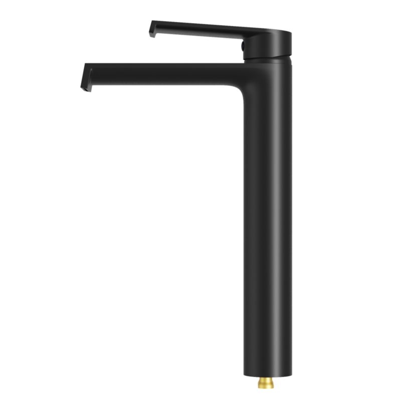 Bateria umywalkowa Łazienkowa Granitan Kran Wysoka Jednouchwytowa Czarna Bali 1 szt.