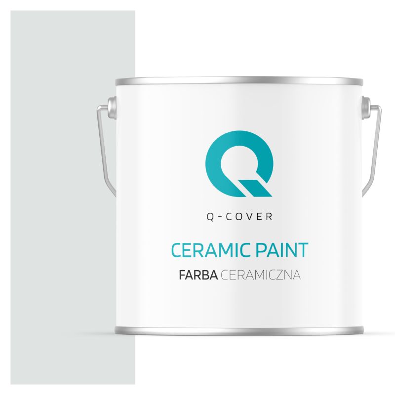 Farba Ceramiczna Do Ścian i Sufitów Q-Cover Biel złamana w khaki H1675 Głęboki Mat 5L