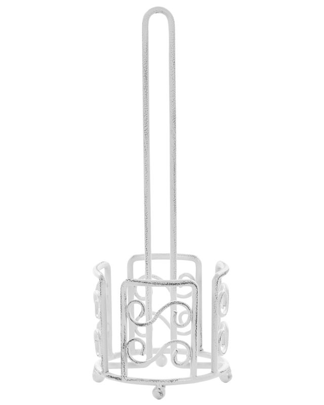 Stojak na papier toaletowy Mandi Metal Biały 1 szt.