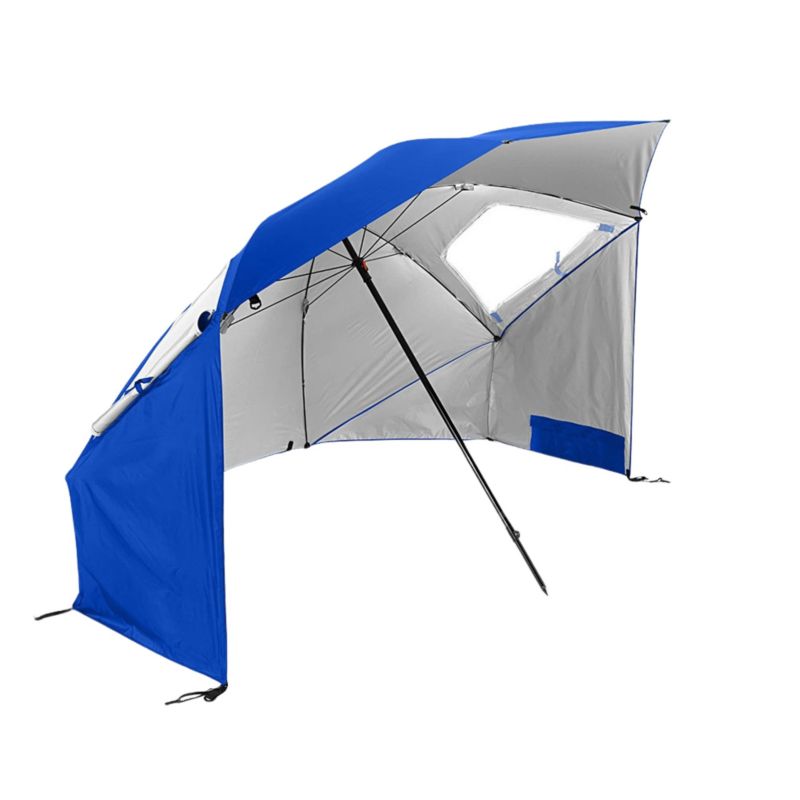 Parasol Be-active.pl parawan plażowy ogrodowy niebieski 1szt