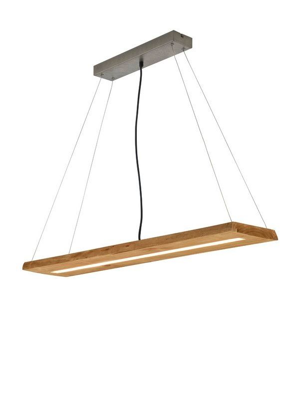 Lampa sufitowa wisząca Trio Brad brązowa wym: 150 x 100 x 20 cm wbudowany LED 27W 1 szt.