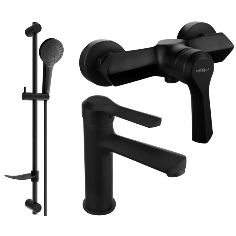 Zestaw prysznicowy Mexen Sabre czarny 72104DF05-70 1 szt.