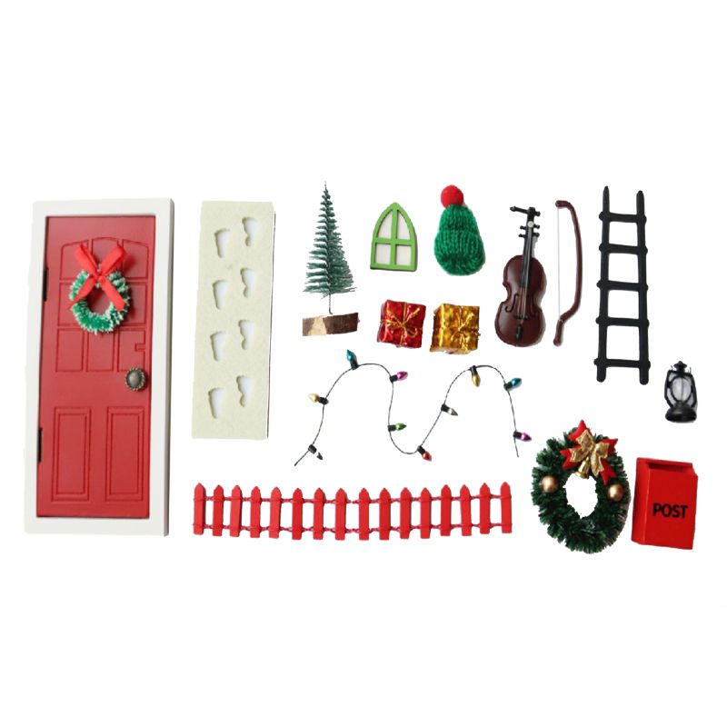 Zestaw kreatywny Domek Elf 15 elementów 18 x 10 cm