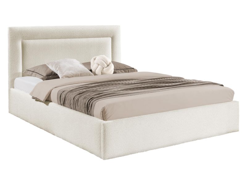 Łóżko tapicerowane MIRJAN 24 Dream 160x200 śmietankowy 1 szt.