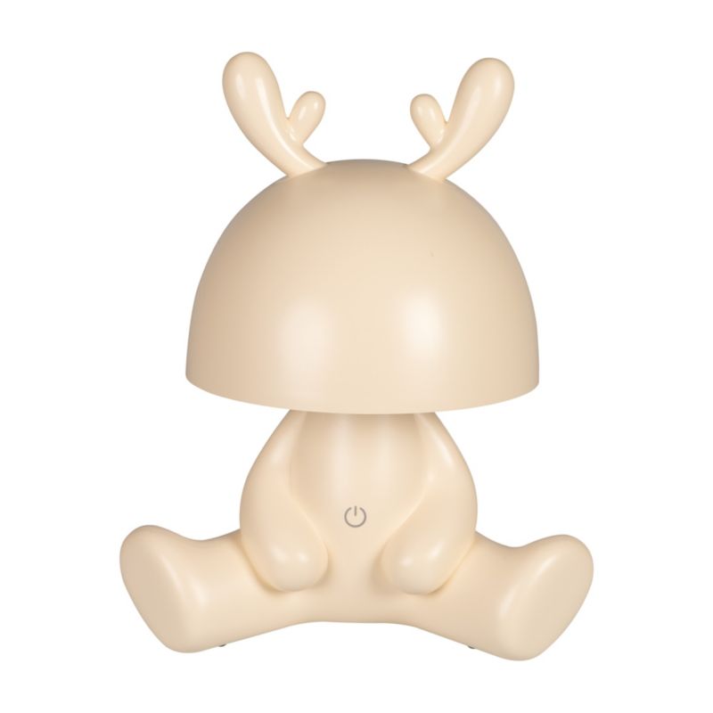 Lampa stołowa LED LightLogic LL DEER DIM CR 66360 jelonek USB kremowa 1 szt.