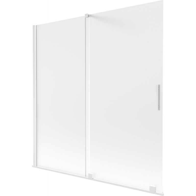 Parawan nawannowy rozsuwany Mexen Velar szron 160x150 cm 2 szt.