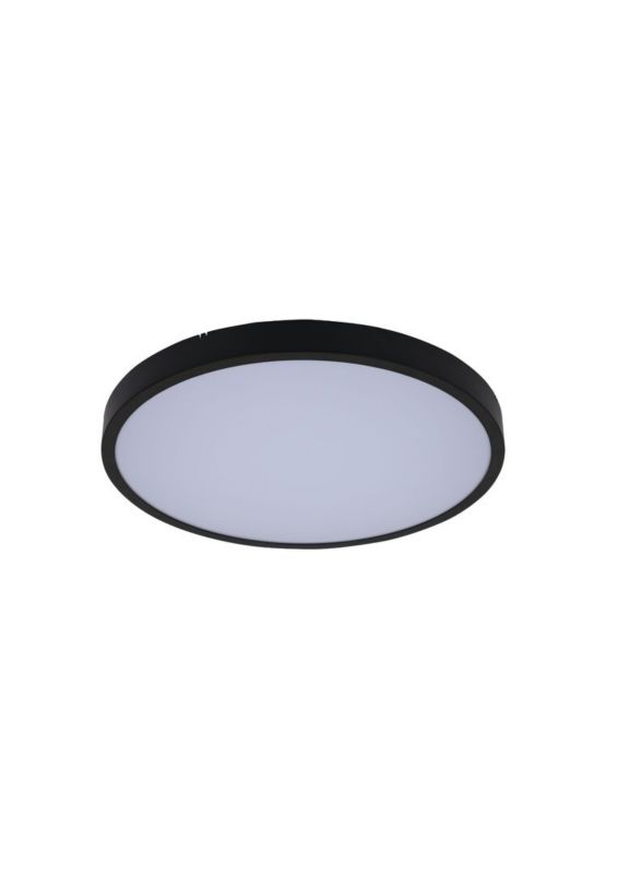 Plafon sufitowy Rabalux Alenzo czarno-biały LED 24W 3000/4000/6000K 1500lm łazienkowy IP44 wym: 6,5 x 35,5 x 35,5 cm - 1 szt.