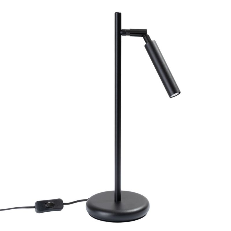 Lampa biurkowa Sollux Lighting Pastelo czarna 1 x G9 x 8W IP20 wym: 43 x 14 x 20 cm metal - 1 szt.