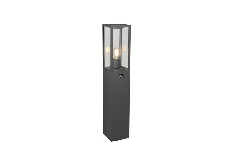 Lampa ogrodowa stojąca Trio Garonne antracyt czujnik 1 x E27 x 60W IP44 wym: 80 x 14 x 15,5 cm - 1 szt.