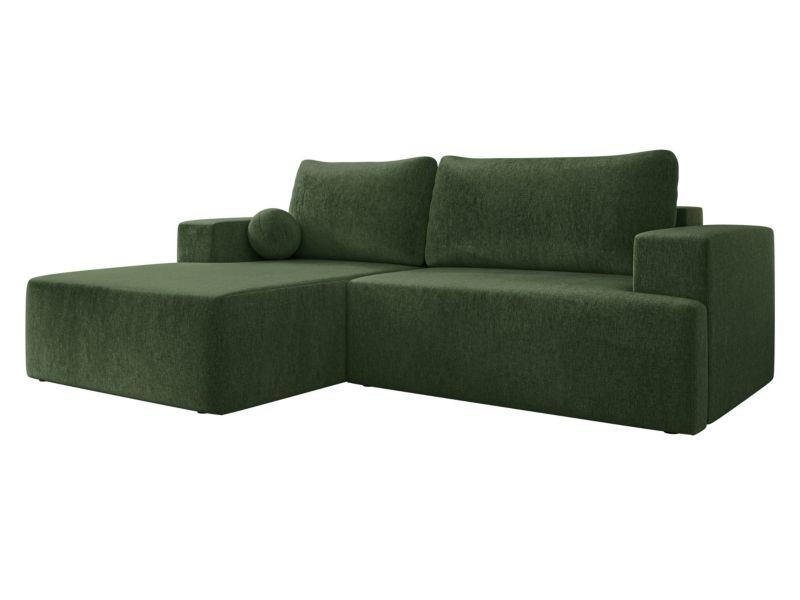 Narożnik z funkcją spania MIRJAN 24 Mivo lewy leśna zieleń 1 szt.