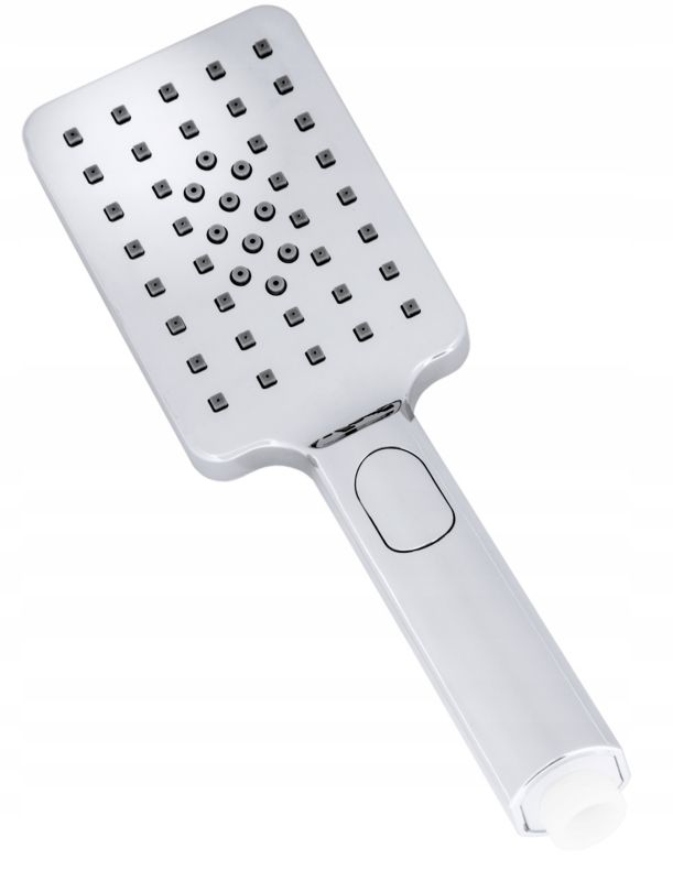 Słuchawka Prysznicowa Kwadratowa Srebrna Granitan Caro Chrom 1 szt.