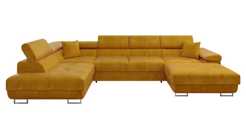 Narożnik z funkcją spania MIRJAN 24 Torezio Bis lewy miodowy 1 szt.