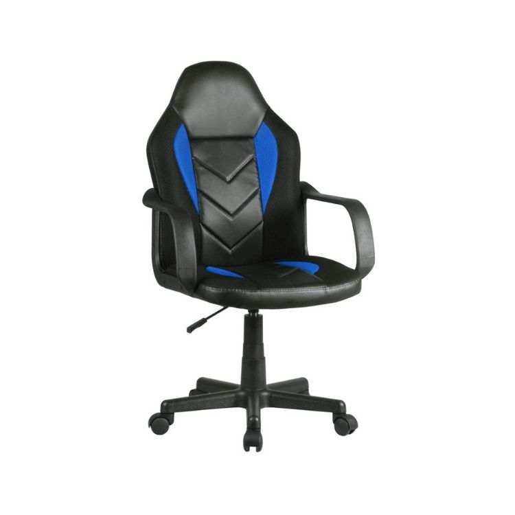 Fotel Gamingowy dla dzieci C18 Czarno Niebieski 1 szt.