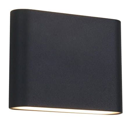 Kinkiet ścienny zewnętrzny Nowodvorski Lighting Semi grafit LED 7W 3000K 242lm IP54 wym: 9 x 11,5 x 3 cm aluminium - 1 szt.