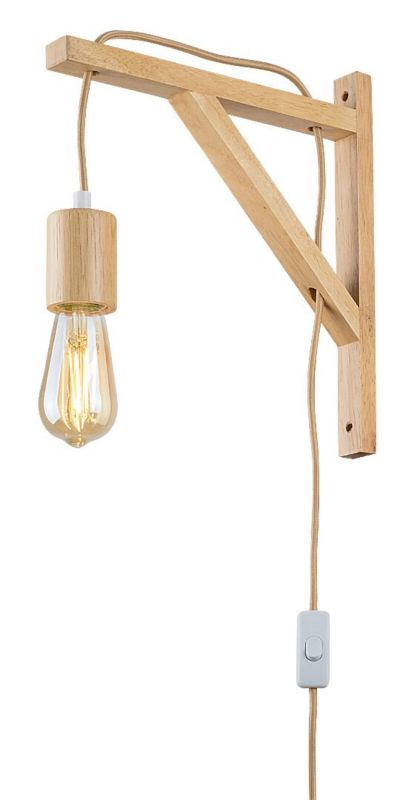 Kinkiet ścienny Rabalux Ubul buk z włącznikiem 1 x E27 x IP20 wym: 29 x 5 x 29 cm - 1 szt.
