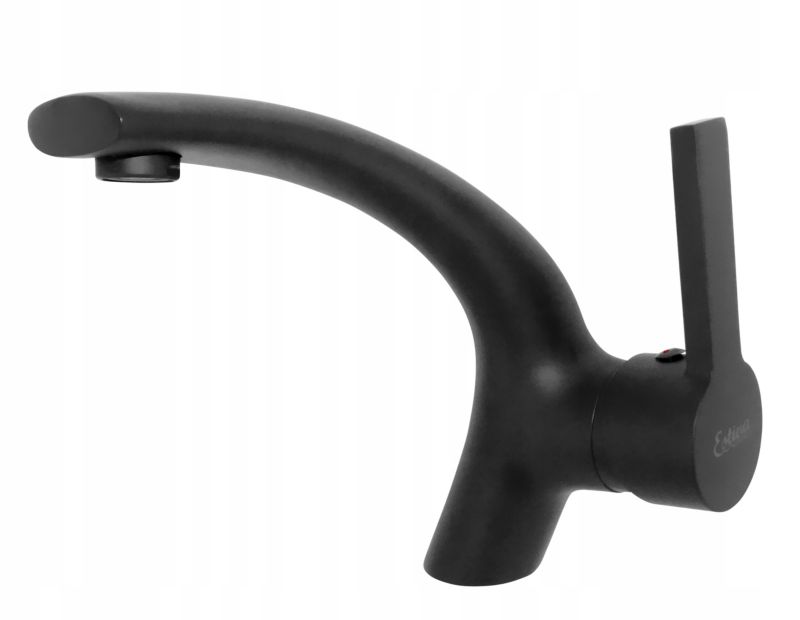 Bateria umywalkowa Estiva PIEGATO Black czarna 1 szt.