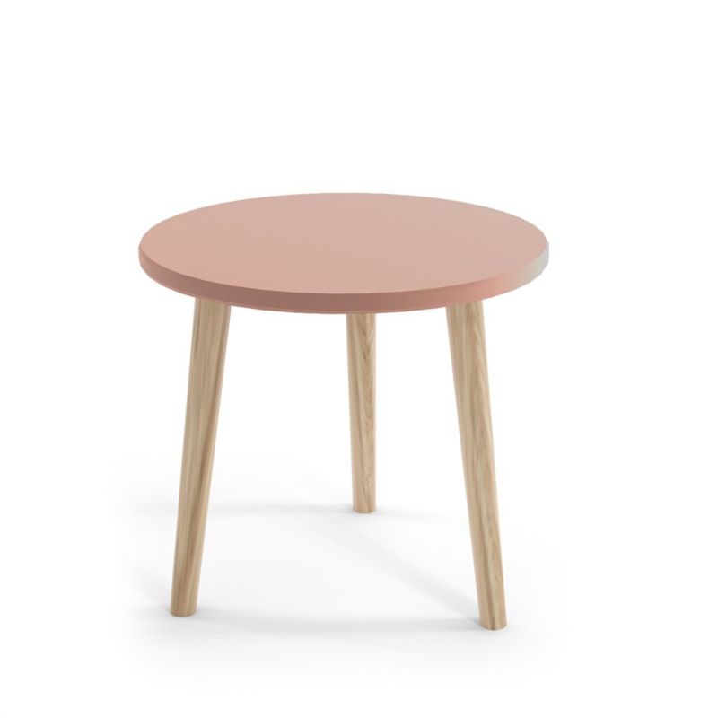 Stolik kawowy Bettso Ikon w stylu skandynawskim do salonu różowy 1szt.