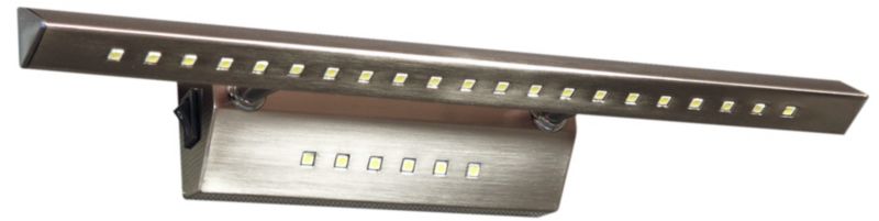 Kinkiet ścienny Candellux Forte srebrny LED 7W 6500K IP20 wym: 5 x 40 x 10 cm - 1 szt.