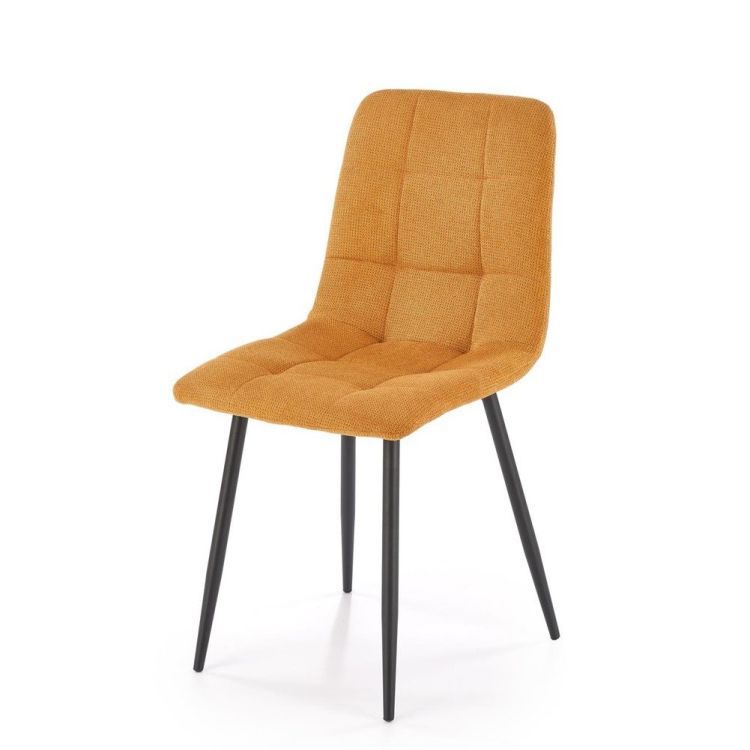 Krzesło Halmar tapicerowane K560 musztardowe 1 szt