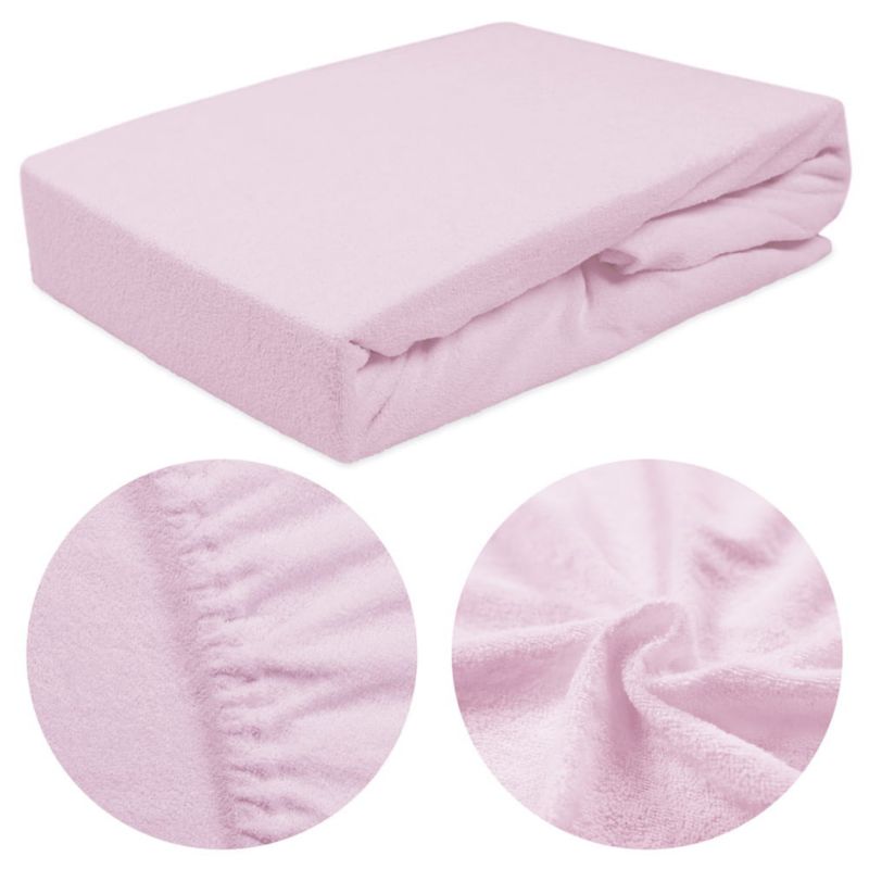 Prześcieradło frotte z gumką Darymex 160x200 kolor wrzos 1 szt.