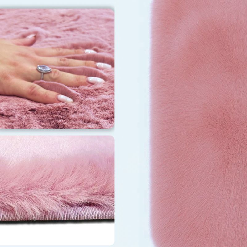 dywan seta hali rabbit bellarossa różowy 50 x 80 cm nowoczesny 1szt.