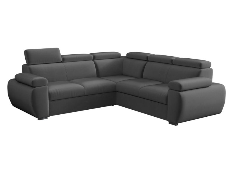 Narożnik z funkcją spania MIRJAN 24 Boston Maxi 2rR2P stalowy szary 1 szt.