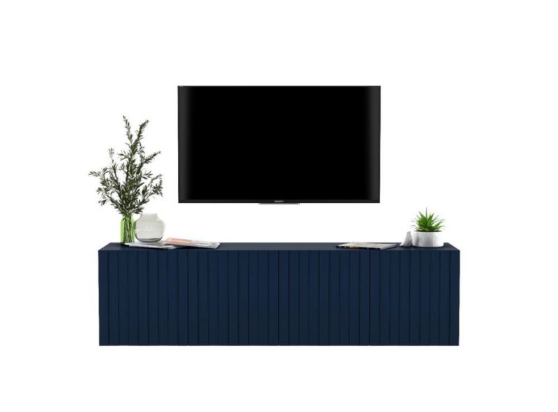 Szafka RTV Meble Lindner TAL 150 granatowa mat 1 szt.