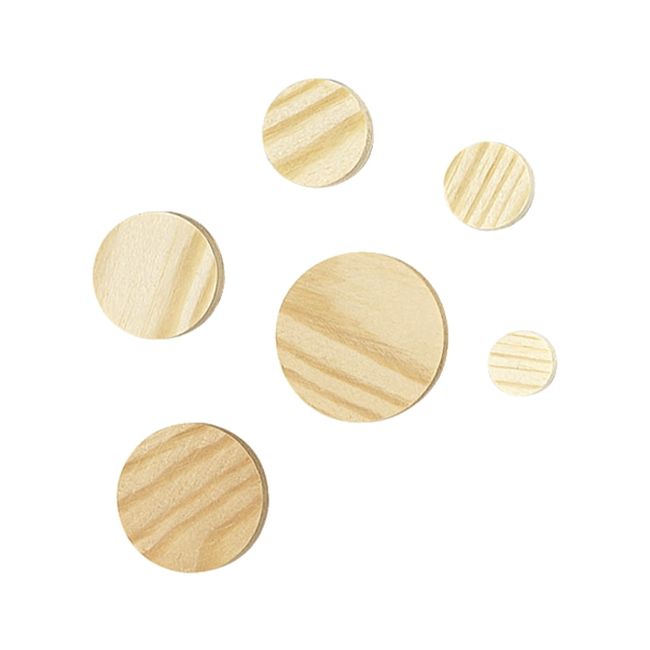 Zaślepki / fleki drewniane 25 mm 20 szt. wolfcraft 2942000