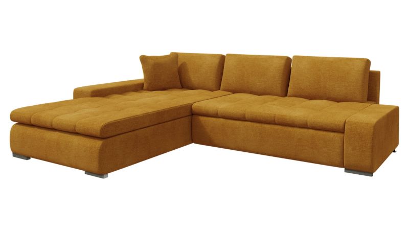 Narożnik z funkcją spania MIRJAN 24 Orkan miodowy 1 szt.