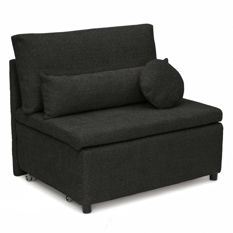 Sofa dwuosobowa z funkcją spania MebleMWM ELITTE anthology 19 boucle poduszki w zestawie 1 szt.