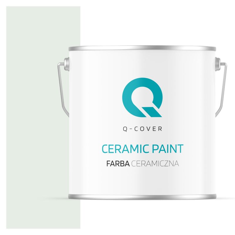 Farba Ceramiczna Do Ścian i Sufitów Q-Cover Biel złamana w zieleń H1881 Głęboki Mat 5L