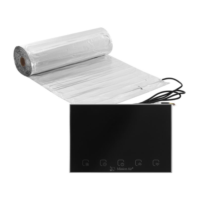 Zestaw mat grzewczych pod panele Mission Air MAL-160 4m² + Gemini Czarny 1szt