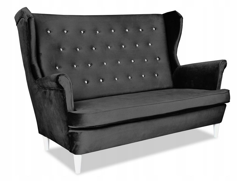 Sofa kanapa uszak do salonu nierozkładana Family Meble Diana welwet 1szt