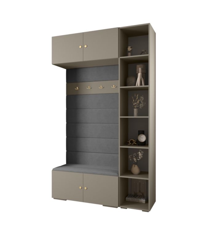 Garderoba do przedpokoju Abiks INOVA 2 Z20 kaszmir+złoty+manila16 1 szt.