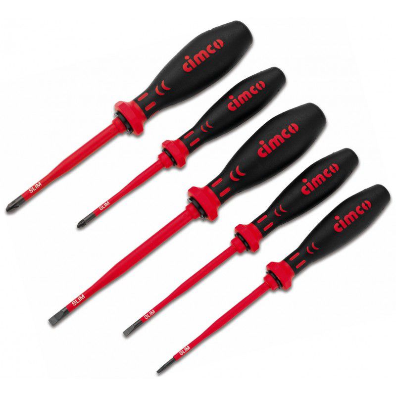 Komplet wkrętaków Cimco izolowanych Slim 5 szt.