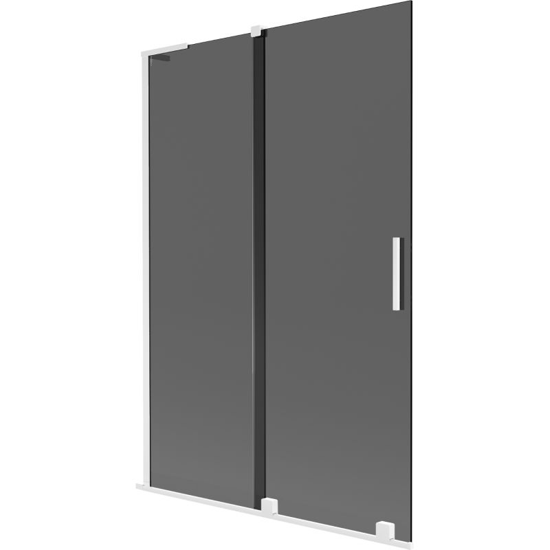 Parawan nawannowy ruchomy Mexen Velar L grafit biały 120x150 cm 1 szt.