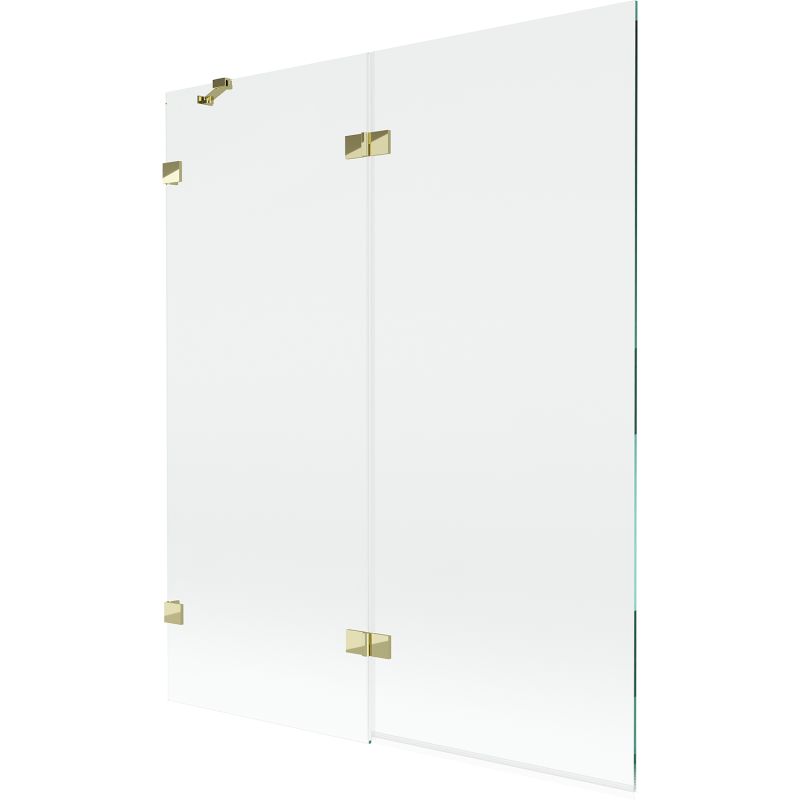 Parawan nawannowy Mexen Lunar złoty transparent 140 x 150 cm 2-skrzydłowy 1 szt