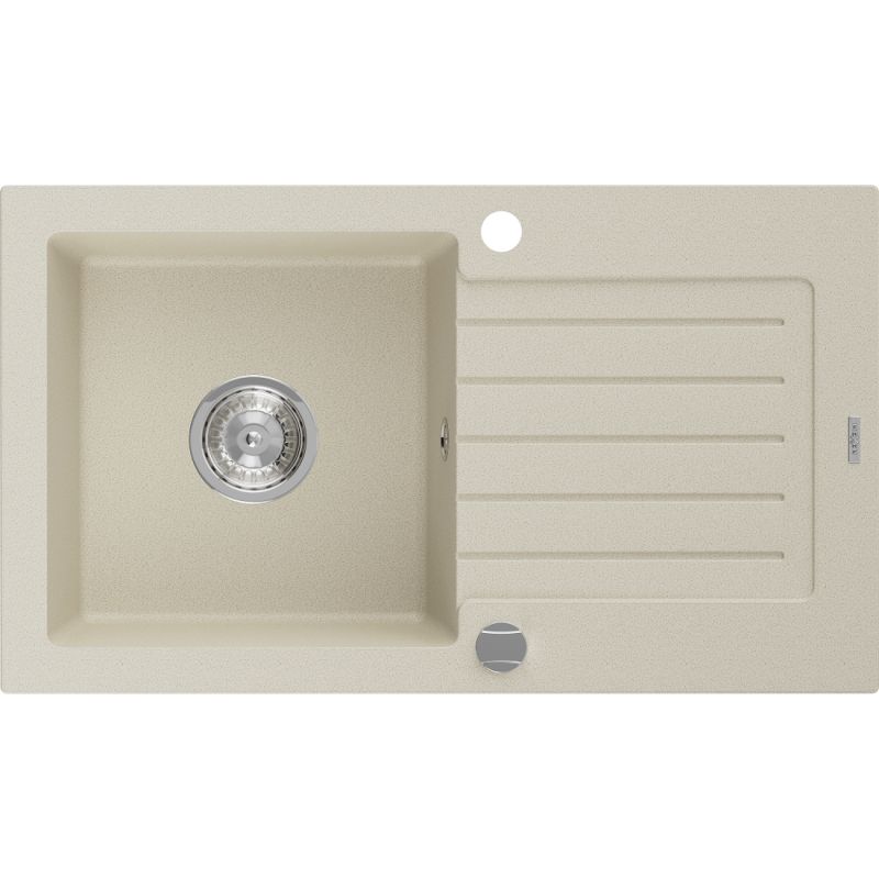 Zlewozmywak wpuszczany Mexen Pablo 1-komorowy biały 752 x 436 mm - 6510751010-20-G 1 szt.