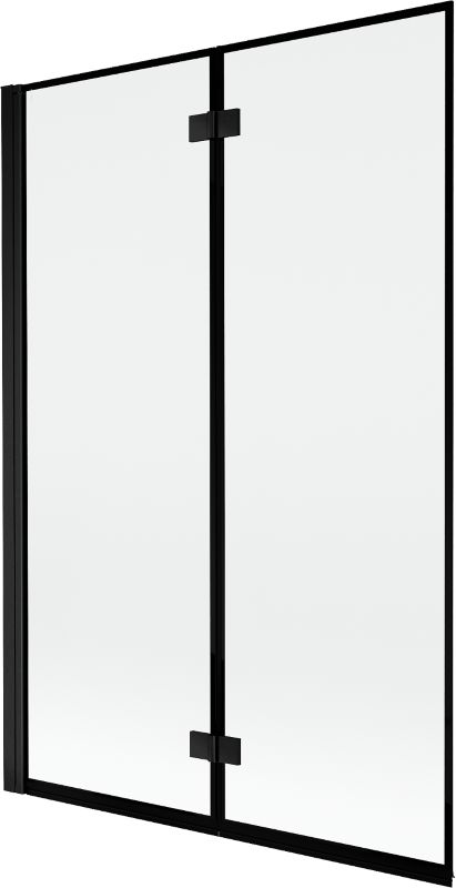 Parawan nawannowy Mexen Mist czarny 120 x 150 cm, 2-skrzydłowy 1 szt