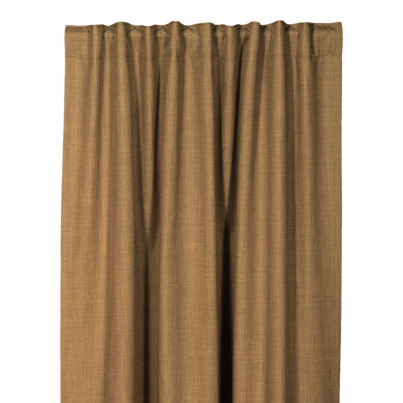 Zasłona GoodHome Novan zaciemniająca 140 x 300 cm musztardowa
