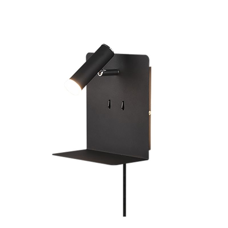 Kinkiet ścienny Trio Element czarny LED 6W 3000K 360lm IP20 wym: 20 x 16 x 16 cm - 1 szt.