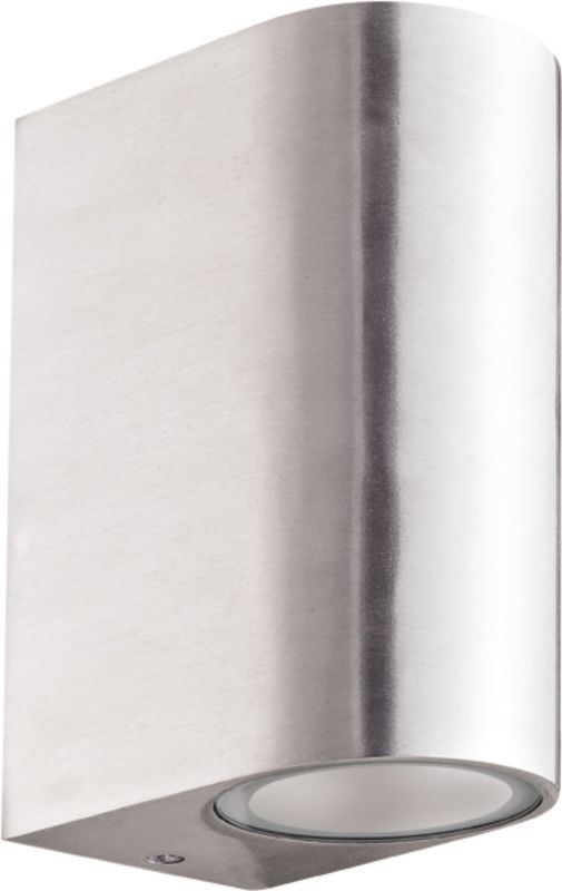 Kinkiet ścienny zewnętrzny Kaja Masimo chromowany 2 x GU10 x 35W IP44 wym: 15 x 7 x 9 cm - 1 szt.