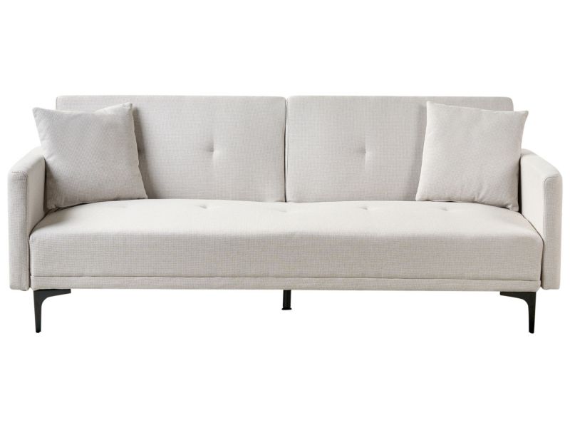 Sofa rozkładana Lucan Jasnobeżowy 1 szt.