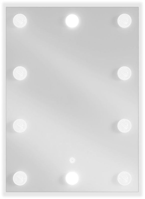 Lustro łazienkowe podświetlane Mexen Dona bezramowe 50x70 cm 1 szt.