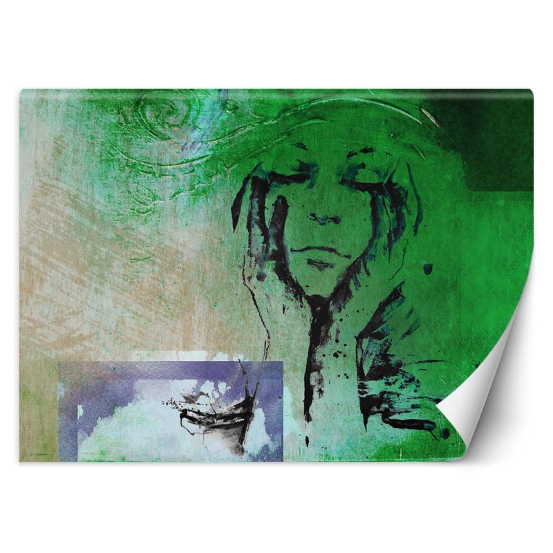 Fototapeta Feeby Otulona dłońmi kobieta abstrakcja 400x280 1 szt