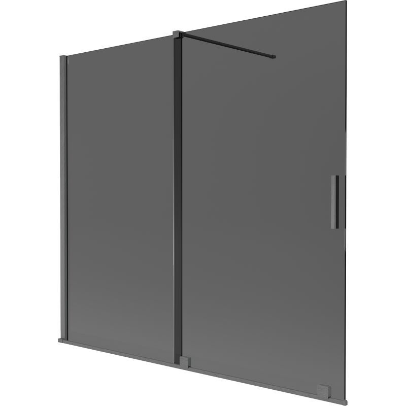 Parawan nawannowy Mexen Velar grafit 170x150 cm 2 szt.