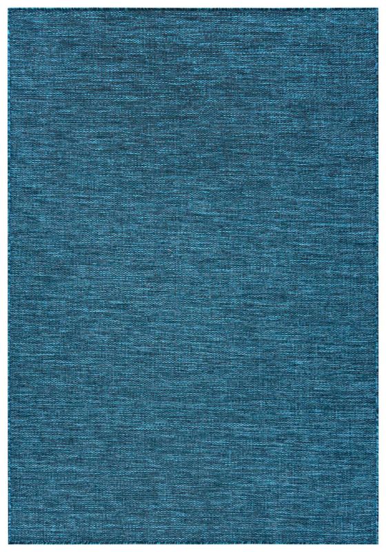 Dywan wewnętrzny/zewnętrzny Veranda 6365A prostokąt Mazovia 200x 300 cm niebieski motyw jednokolorowy krótki włos 1 szt.