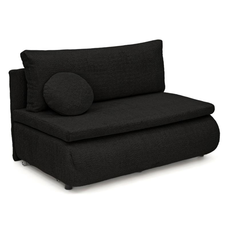 Sofa z funkcją spania MebleMWM LEETIE 120 anthology 19 boucle poduszka w zestawie 1 szt.