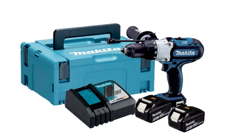 Wiertarko-wkrętarka udarowa Makita 18 V Li-Ion 5.0 Ah