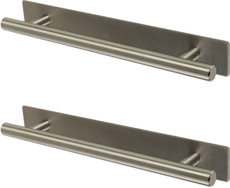 Uchwyt meblowy GoodHome Annatto T 220 mm nikiel szczotkowany 2 szt.